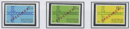 Chypre - Cyprus - Zypern 1971 Y&T N°SP351 à 353 - Michel N°MT359 à 361 *** - EUROPA - Spécimen - Unused Stamps