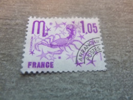 Signes Du Zodiaque - Scorpion - Préoblitéré - 1f.05 - Yt 148 - Lilas-rouge - Sans Gomme - Année 1977 - - 1964-1988