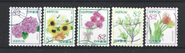 Japan 2017 Flowers Y.T. 8078/8082 (0) - Gebruikt