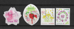 Japan 2017 Spring Greetings Y.T. 8047/8050 (0) - Used Stamps