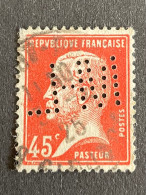 FRANCE M N° 145 Pasteur M..L. 85 Indice 4 Perforés Perfins Perfin Superbe ! - Autres & Non Classés