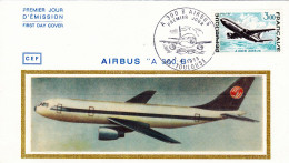 AIRBUS PLANE  1973 COVER FDC FRANCE - 1970-1979