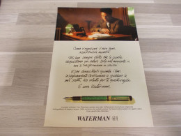 Reclame Advertentie Uit Oud Tijdschrift 1992 - Pens Penne Waterman Paris - Advertising