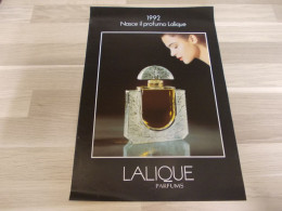 Reclame Advertentie Uit Oud Tijdschrift 1992 - Parfum De Lalique - Advertising