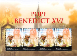 Bequia / St. Vincent MNH Minisheet - Popes