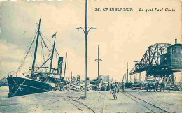 Maroc - Casablanca - Le Quai Paul Chaix - Animée - Bateaux - CPA - Voir Scans Recto-Verso - Casablanca