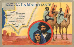 Mauritanie - Colonies Françaises - Colorisée - Carte Géographique - Carte Publicitaire Produits Chimiques Lion Noir - CP - Mauritanie