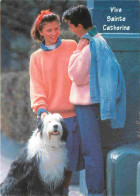 Couples - Chien - Sainte Catherine - CPM - Voir Scans Recto-Verso - Coppie