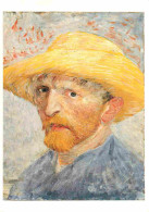 Art - Peinture - Vincent Van Gogh - Portrait De L'artiste Par Lui-même En Chapeau De Paille - Musée D'Orsay De Paris - C - Peintures & Tableaux