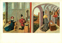 Art - Peinture Religieuse - Saint-Bernardin De Sienne Et Deux Donateurs - Ecole Provencale - Musée De Marseille - Carte  - Quadri, Vetrate E Statue