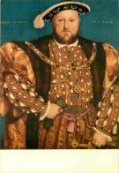 Art - Peinture Histoire - Portrait De Henri VIII Par Hans Holbein - Galleria Barberini Roma - CPM - Carte Neuve - Voir S - Histoire