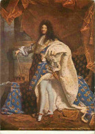 Art - Peinture Histoire - Louis XIV Roi De France - Portrait - Peintre Hyacinthe Rigaud - Musée Du Louvre De Paris - CPM - Histoire