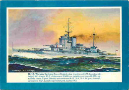 Bateaux - Guerre - H.M.S. Warspite Battleship Queen Elizabeth Class - Dessin - Carte Neuve - CPM - Voir Scans Recto-Vers - Guerre