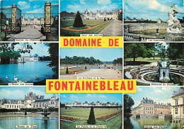 77 - Fontainebleau - Palais De Fontainebleau - Multivues - Flamme Postale De Fontainebleau - CPM - Voir Scans Recto-Vers - Fontainebleau