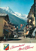 74 - Chamonix - Mont-Blanc - Panorama Sur Le Mont-Blanc - L'Aiguille Du Midi - Flamme Postale - CPM - Voir Scans Recto-V - Chamonix-Mont-Blanc