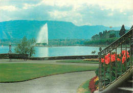 Suisse - GE Genève - Genève - Vue Depuis Le Parc Mon Repos - Le Jet D'eau - CPM - Carte Neuve - Voir Scans Recto-Verso - Andere & Zonder Classificatie