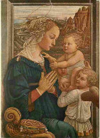 Art - Peinture Religieuse - Filippo Lippi - L'Adoration - CPM - Voir Scans Recto-Verso - Paintings, Stained Glasses & Statues