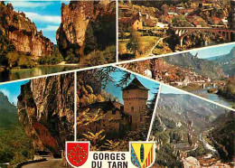 48 - Les Gorges Du Tarn - Multivues - Blasons - CPM - Voir Scans Recto-Verso - Gorges Du Tarn