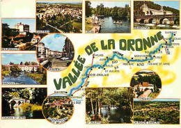 24 - Dordogne - Vallée De La Dronne - Multivues - Carte Géographique - CPM - Voir Scans Recto-Verso - Autres & Non Classés