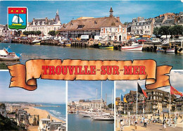 14 - Trouville - Multivues - Bateaux - Blasons - Carte Neuve - CPM - Voir Scans Recto-Verso - Trouville
