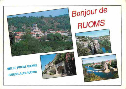 07 - Ruoms - Multivues - CPM - Voir Scans Recto-Verso - Ruoms