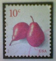 United States, Scott #5178, Used(o), 2017, Pears, 10¢, Red - Used Stamps