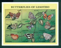 Lesotho - 1997 - Butterflies Of Lesotho - Yv 1239B/J - Farfalle