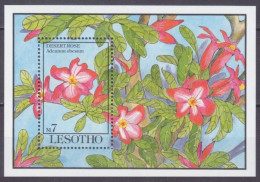Lesotho - 1993 - Flowers - Yv Bf 109 - Andere & Zonder Classificatie