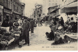 Nice - Le Marche Aux Fleurs Cours Saleya - CPR Cartes D'Autrefois - Markets, Festivals