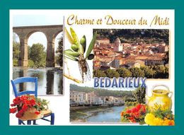 34 Bédarieux ( Multivues, Pont, Cigale, Chaise, Cigale, Vallée De L' Orb ) - Bedarieux