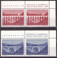 Yugoslavia 1976 - Inauguration Of Belgrade-Bar, Railway - Mi 1638-1639 - MNH**VF - Ongebruikt