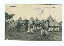 SAINT-AUBIN-DU-CORMIER - Au Camp De La Lande D'Ouée - Le Campement Sous Les Tentes - Manoeuvres