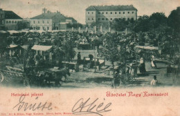 Üdvözlet Nagy Kanizsarol, Hetivasari Jelenet, 1900s, Market, Alt & Rohm Nagy Kanizsa, Nagykanizsa, Velika Kaniža - Hungary