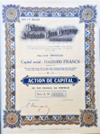 Belgian Indestructo-Glass Company - Action De Capital - Bruxelles - 1929 (art-deco) - Andere & Zonder Classificatie