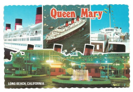Cruise Liner RMS QUEEN MARY - Long Beach - California - UNITED STATES - - Autres & Non Classés