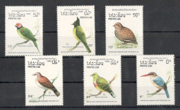 Laos - 1988 - Birds - Yv 865/70 - Other & Unclassified