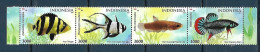 Indonesia (Indonesie) - 2021 - Fishes - Yv 3090/93 - Vissen