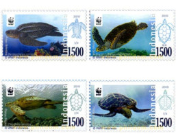 Indonesia (Indonesie) - 2010 - Turtle - Yv 2484/87 - Schildpadden