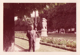 PHOTO ORIGINALE AL 1 - FORMAT 12.8 X 9 - PARIS - JARDINS DU LUXEMBOURG - 1963 - Lieux