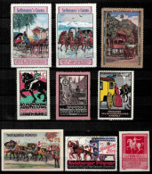 Germany Reklamemarke 1900/1920 Poster Stamps - Unused Stamps