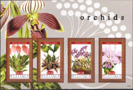 Mustique / St. Vincent MNH Minisheet - Orchideen