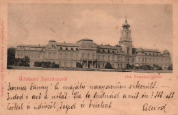 Udvozlet Keszthelyrol, Grf. Festeties Palota, 1900s, Festetics Palace,  Kristóf Festetics, Zala, Hungary, Travelled - Hongrie
