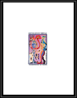 0322 Epreuve De Luxe Deluxe Proof Sénégal N°787 Tapisserie De Ousmane Faye Transmission De Pensée Tableau (painting) - Altri & Non Classificati