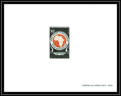 0286 Epreuve De Luxe Deluxe Proof Haute Volta N°203 5e Anniversaire De Banque (bank) Africaine De Developpement - Obervolta (1958-1984)