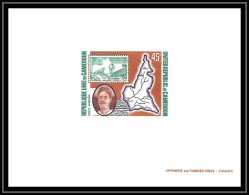 0162 Epreuve De Luxe Deluxe Proof Cameroun Poste Aerienne PA N°215 Carte Stamps On Stamps Tiùbre Sur Timbre - Camerun (1960-...)