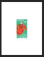 0138C Epreuve De Luxe Deluxe Proof Cameroun N°581 Fleurs (fleur Flower Flowers) Mussaenda Erythrophylla - Autres & Non Classés