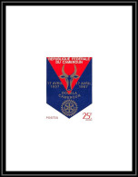 0125 Epreuve De Luxe Deluxe Proof Cameroun N°440 Rotary - Rotary Club