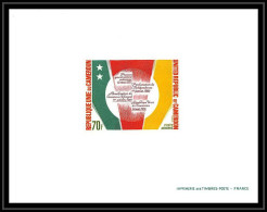 0084 Epreuve De Luxe Deluxe Proof Poste Aerienne PA N°216 DRAPEAU FLAG CAMEROUN Reunification Independance - Cameroon (1960-...)