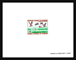 0083 Epreuve De Luxe Deluxe Proof Cameroun N°501 Oiseaux (birds) WAZA - Cameroun (1960-...)
