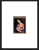 0073 Epreuve De Luxe Deluxe Proof Cameroun PA N°578 Noel (christmas) 1974 Morales Tableau (Painting) - Madonne